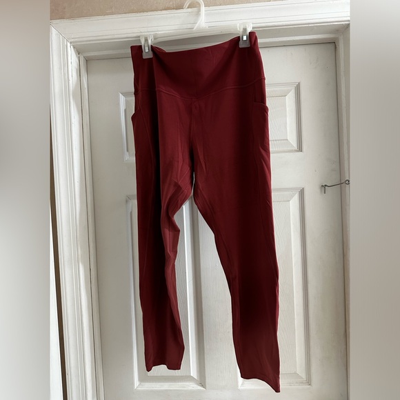lululemon athletica Align Leggings Burgundy with Pockets - Picture 1 of 6